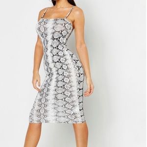 Snake Print Dress